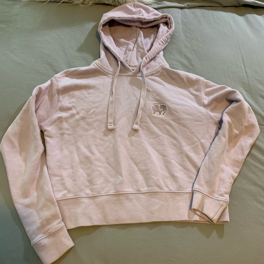 Ivory Ella Cropped Sweatshirt